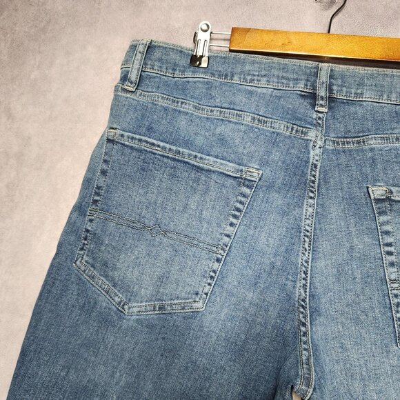 Lucky Brand 223 Straight Jeans Mens 36x29‎ Light Blue Stretch Denim Classic Fit - Picture 13 of 16